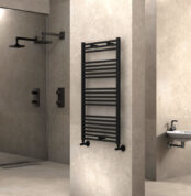 Radiva Haiti Havlupan 600x1100 Düz Mat Siyah - 1HAI06001100DB3MS - Havlupan