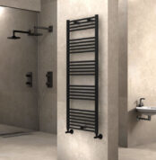Radiva Haiti Havlupan 600x1500 Düz Mat Siyah - 1HAI06001500DB3MS - Havlupan