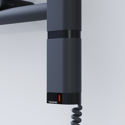 Radiva Havlupan İçin Elektrik Kiti Antrasit OneD 30x40 (Sağ) - 4TEC1ONEDR0200B2 - Havlupan ve Radyatör Aksesuarları