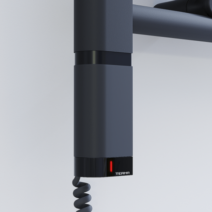 Radiva Havlupan İçin Elektrik Kiti Antrasit OneD 30x40 (Sol) - 4TEC1ONEDL0200B2 - Havlupan ve Radyatör Aksesuarları