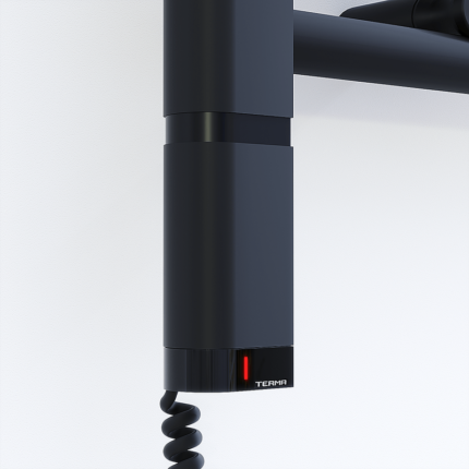 Radiva Havlupan İçin Elektrik Kiti Siyah OneD 30x40 (Sol) - 4TEC1ONEDL0200B3 - Havlupan ve Radyatör Aksesuarları