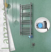 Radiva Lanzarote Elektrikli Havlupan 400x1000 Ayna P. (Musa Termostat) 200 W