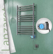 Radiva Lanzarote Elektrikli Havlupan 500x800 Ayna P. (Musa Termostat) 200 W - 1LAN05000800P2PE3020 - Elektrikli Havlupan
