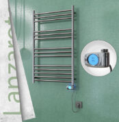 Radiva Lanzarote Elektrikli Havlupan 600x1000 Ayna P. (Musa Termostat) 300 Watt - 1LAN06001000P2PE3030 - Elektrikli Havlupan