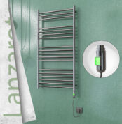 Radiva Lanzarote Elektrikli Havlupan 600x1200 Ayna P. (On/Off Düğmeli) 300 W - 1LAN06001200P2PE1030 - Elektrikli Havlupan