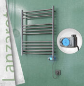 Radiva Lanzarote Elektrikli Havlupan 600x800 Ayna P. (Musa Termostat) 200 W - 1LAN06000800P2PE3020 - Elektrikli Havlupan