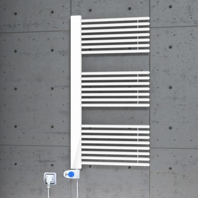 Radiva Male Elektrikli Havlupan 600x1190 Beyaz (Musa Termostat) 900 W - 1MAL06001190B1PE3090 - Elektrikli Havlupan