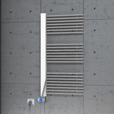 Radiva Male Elektrikli Havlupan 600x1190 Krom (Musa Termostat) 600 Watt - 1MAL06001190K1PE3060 - Elektrikli Havlupan