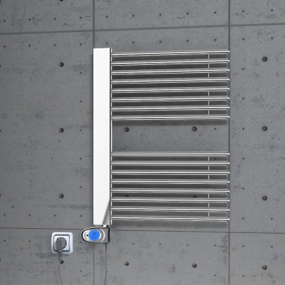 Radiva Male Elektrikli Havlupan 600x800 Krom (Musa Termostat) 300 W Radiva Male Elektrikli Havlupan 600x800 Krom (Musa Termostat) 300 W