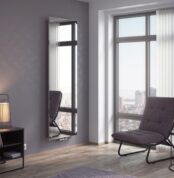 Radiva Mars Vitro Aynalı Dekoratif Radyatör Çift Panel 1800x445 - 2MAV18000445CA1M1 - İthal Dekoratif Radyatör