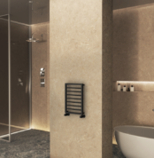 Radiva Naxos Dekoratif Havlupan 450x655 Mat Siyah - 1NAX04500655B3MS - Dekoratif Havlupan