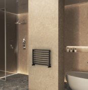 Radiva Naxos Dekoratif Havlupan 800x578 Mat Siyah - 1NAX08000578B3MS - Dekoratif Havlupan