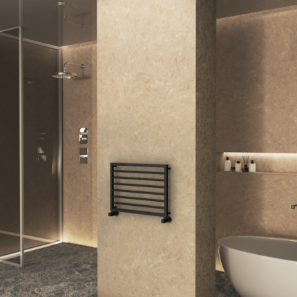 Radiva Naxos Dekoratif Havlupan 800x578 Mat Siyah - 1NAX08000578B3MS - Dekoratif Havlupan