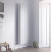 Radiva Nova Dekoratif Radyatör Çift Panel 1500x584 Beyaz - 2NOV15000584CB1PM1 - İthal Dekoratif Radyatör