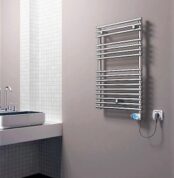 Radiva Olib Elektrikli Havlupan 300 Watt 500x800 Krom (Musa Termostat) - 1OLI05000800K1PE3030 - Elektrikli Havlupan