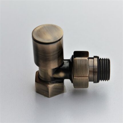 Radiva Radyatör Vanası 1/2'' Antik Köşe (Metal Volanlı)