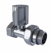 Radiva Radyatör Vanası 1/2'' Krom Düz (Metal Volanlı) - 5BORSDZPP00K1P - Havlupan ve Radyatör Vanaları