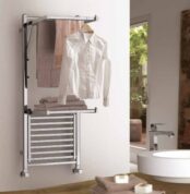 Radiva Stendy Elegance Raflı Havlupan 580x1760 Krom - 1SEL05801760K1PS - İthal Tasarım Havlupan