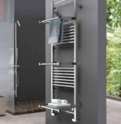 Radiva Stendy Short Raflı Havlupan 580x1777 Krom - 1SSH05801777K1PS - İthal Tasarım Havlupan