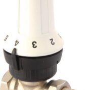 Radiva Termostatik Radyatör Vanası 1/2'' Düz - 5GUNTDZPP00B1P - Havlupan ve Radyatör Vanaları