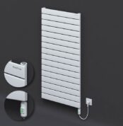 Radiva Tip 10H Elektrikli Çelik Dekoratif Radyatör 1180x600 Beyaz (On/Off Düğmeli) 900W