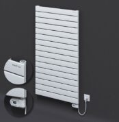 Radiva Tip 10H Elektrikli Çelik Dekoratif Radyatör 1180x700 Beyaz (Thesis Termostat) 900W - 210H11800700B1PE2090 - Elektrikli Radyatör