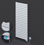 Radiva Tip 10H Elektrikli Çelik Dekoratif Radyatör 1476x600 Beyaz (Musa Termostat) 900W - 210H14760600B1PE3090 - Elektrikli Radyatör