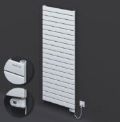 Radiva Tip 10H Elektrikli Çelik Dekoratif Radyatör 1476x600 Beyaz (Thesis Termostat) 900W - 210H14760600B1PE2090 - Elektrikli Radyatör