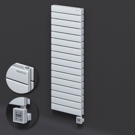 Radiva Tip 20H Elektrikli Çelik Dekoratif Radyatör 1180x400 Beyaz (KTX3 Termostat) 1000W - 220H11800400B1PE7100 - Elektrikli Radyatör
