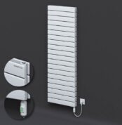 Radiva Tip 20H Elektrikli Çelik Dekoratif Radyatör 1476x500 Beyaz (On/Off Düğmeli) 1200W - 220H14760500B1PE1120 - Elektrikli Radyatör