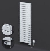 Radiva Tip 20H Elektrikli Çelik Dekoratif Radyatör 1476x500 Beyaz (Thesis Termostat) 900W - 220H14760500B1PE2090 - Elektrikli Radyatör