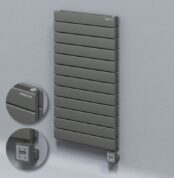 Radiva Tip 20H Elektrikli Çelik Dekoratif Radyatör 884x500 Antrasit (KTX3 Termostat) 1000W - 220H08840500B2TE7100 - Elektrikli Radyatör