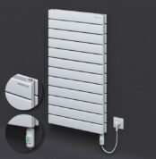 Radiva Tip 20H Elektrikli Çelik Dekoratif Radyatör 884x500 Beyaz (On/Off Düğmeli) 900W - 220H08840500B1PE1090 - Elektrikli Radyatör