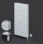 Radiva Tip 21H Elektrikli Çelik Dekoratif Radyatör 1180x600 Beyaz (On/Off Düğmeli) 1500W