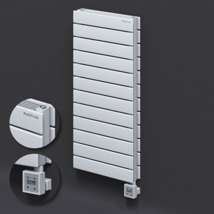 Radiva Tip 21H Elektrikli Çelik Dekoratif Radyatör 884x400 Beyaz (KTX3 Termostat) 1000W