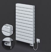 Radiva Tip 21H Elektrikli Çelik Dekoratif Radyatör 884x500 Beyaz (Thesis Termostat) 900W