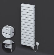 Radiva Tip 21H Elektrikli Çelik Dekoratif Radyatör 1180x400 Beyaz (Thesis Termostat) 900W - 221H11800400B1PE2090 - Elektrikli Radyatör