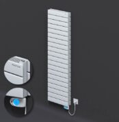 Radiva Tip 21H Elektrikli Çelik Dekoratif Radyatör 1476x400 Beyaz (Musa Termostat) 1200W - 221H14760400B1PE3120 - Elektrikli Radyatör
