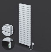 Radiva Tip 21H Elektrikli Çelik Dekoratif Radyatör 1476x500 Beyaz (On/Off Düğmeli) 1500W - 221H14760500B1PE1150 - Elektrikli Radyatör