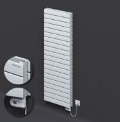 Radiva Tip 21H Elektrikli Çelik Dekoratif Radyatör 1476x500 Beyaz (Thesis Termostat) 900W - 221H14760500B1PE2090 - Elektrikli Radyatör