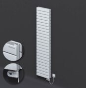 Radiva Tip 21H Elektrikli Çelik Dekoratif Radyatör 1772x400 Beyaz (Thesis Termostat) 900W - 221H17720400B1PE2090 - Elektrikli Radyatör