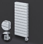 Radiva Tip 21H Elektrikli Çelik Dekoratif Radyatör 884x400 Beyaz (KTX3 Termostat) 1000W - 221H08840400B1PE7100 - Elektrikli Radyatör