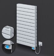 Radiva Tip 21H Elektrikli Çelik Dekoratif Radyatör 884x500 Beyaz (Musa Termostat) 900W - 221H08840500B1PE3090 - Elektrikli Radyatör