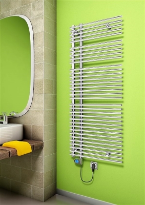 Radiva Zanzibar Elektrikli Havlupan 600 Watt 600x1493 Krom (Musa Termostat) - 1ZAN06001493K1PE3060 - Elektrikli Havlupan