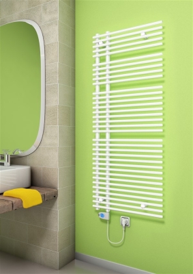 Radiva Zanzibar Elektrikli Havlupan 900 Watt 600x1493 Beyaz (Musa Termostat) - 1ZAN06001493B1PE3090 - Elektrikli Havlupan