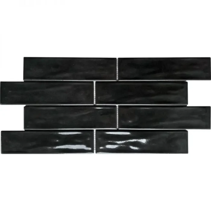 2x8 artisan brick black glossy 600x600 1