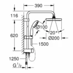 Grohe New Tempesta Grohterm Termostatik Banyo Bataryalı Duş Seti