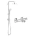 Grohe New Tempesta Grohterm Termostatik Banyo Bataryalı Duş Seti - 27389002-34576000 - Banyo Bataryası, İNDİRİMLİ FIRSAT ÜRÜNLERİ