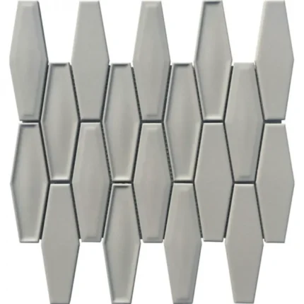 Pukka Tile Açık Gri Elongated HexagonPorselen Mozaik - Açık-Gri-Elongated-Hexagon - Porselen Mozaik