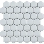 Pukka Tile Beyaz 3D Hexagon Porselen Mozaik - Beyaz-3D-Hexagon - Porselen Mozaik